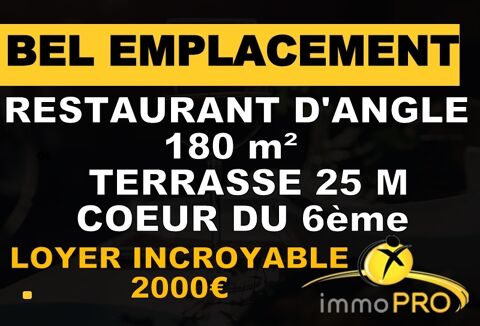 Restaurant 180 M&sup2;, situ&eacute; &agrave; deux pas du parc de la tet... 539000 69006 Lyon