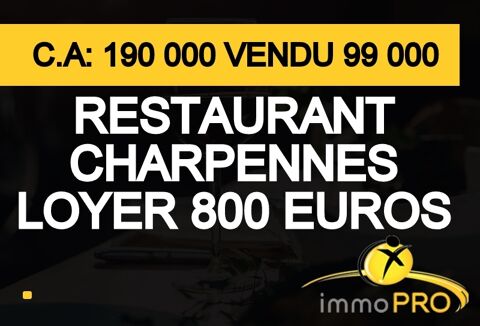 190 000 EUROS DE C.A! Restaurant proximité charpennes... 99000 69100 Villeurbanne