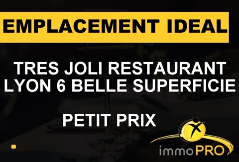 Jolie affaire coeur Lyon 6&egrave;me! A voir ce restaurant s... 164000 69006 Lyon