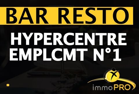 BAR RESTAURANT, HYPERCENTREAFFAIRE TYPIQUE LYONNAISEE... 1026000 69002 Lyon