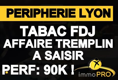 TABAC LOTO PMU / peripherie LyonnaiseIdeale pour etre... 270000 69008 Lyon