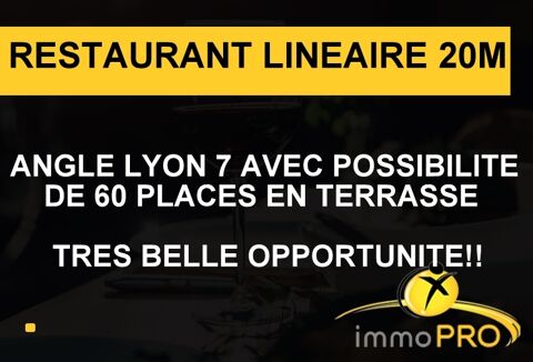 Restaurant en angle  Lyon 7  sur axe très passant!! G... 164000 69007 Lyon