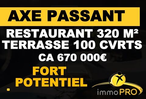 Magnifique restaurant id&eacute;alement situ&eacute; sur un axe tr&egrave;... 378000 69300 Caluire et cuire