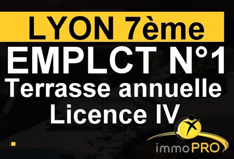 Emplacement N°1, gaine, licence IV, terrasse annuelle... 195000 69003 Lyon