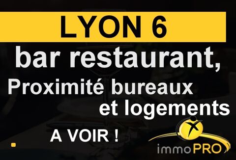 Etablissement de bar restaurant situ&eacute; dans le 6&egrave;me ar... 185000 69006 Lyon