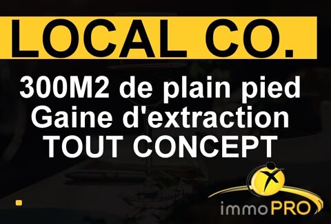 Droit au bail d'un local commercial de 300m2 de plain... 154000 69002 Lyon