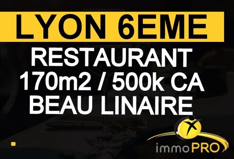 RESTAURANT LYON 6Très belle affaire de 170 m2  de 80 ... 324000 69006 Lyon