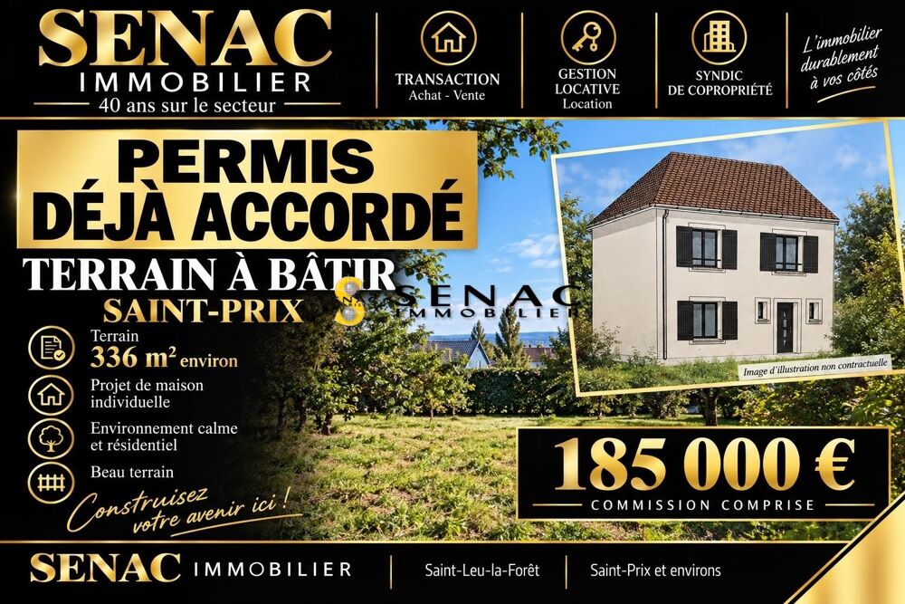 vente Terrain Saint-Prix (95390)