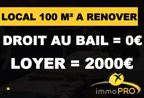 Pas de droit d'entr&eacute;e pour ce local commercial de 100... 8000 69003 Lyon