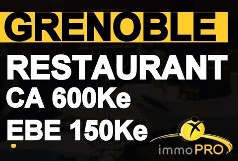 Magnifique restaurant Murs et fonds vers GrenobleTrès... 810000 38000 Grenoble