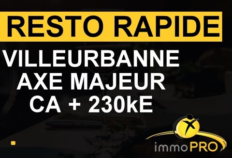 Jolie affaire de restauration sans cuisson !Un beau C... 110000 69100 Villeurbanne