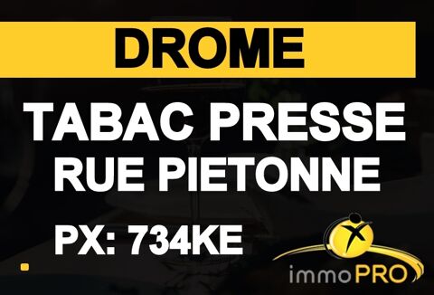 TABAC PRESSE LOTO RUE PIETONNEEn plein coeur du centr... 734400 26270 Saulce-sur-rhone
