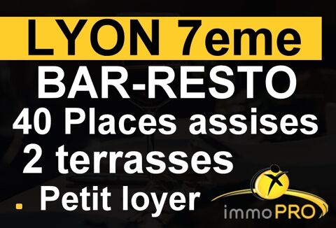 BAR RESTAURANTSecteur dynamique du 7ème. Service du m... 240000 69007 Lyon